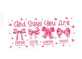 God Says you are