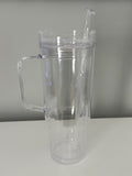 40oz Acrylic Snow Globe Tumbler