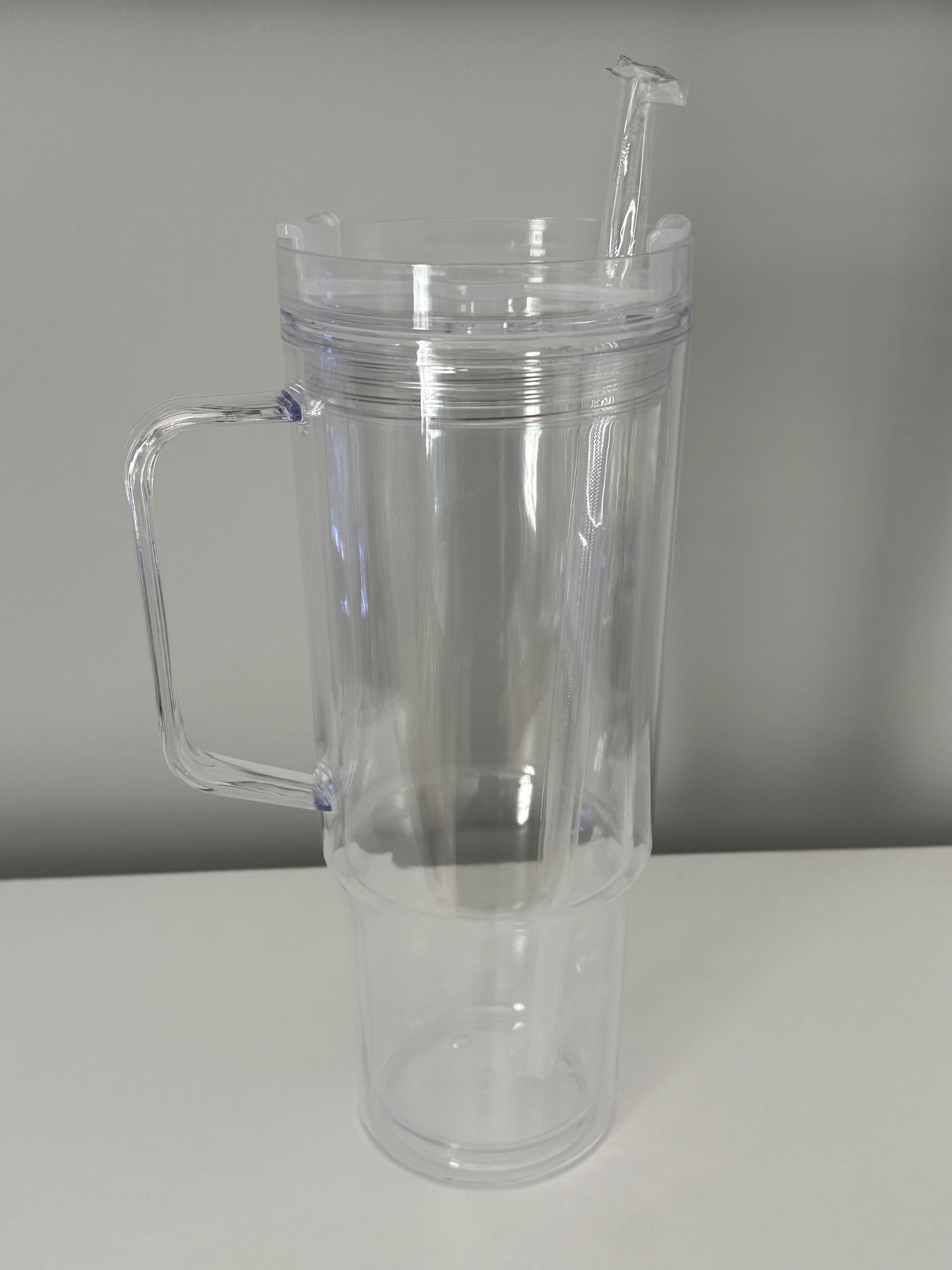40oz Acrylic Snow Globe Tumbler