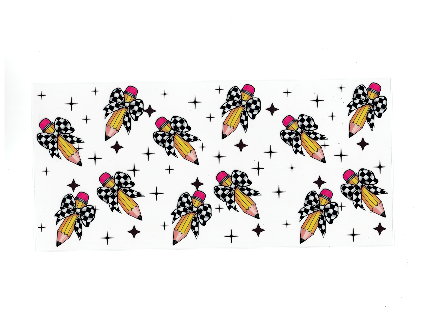 Pencil with bows teacher