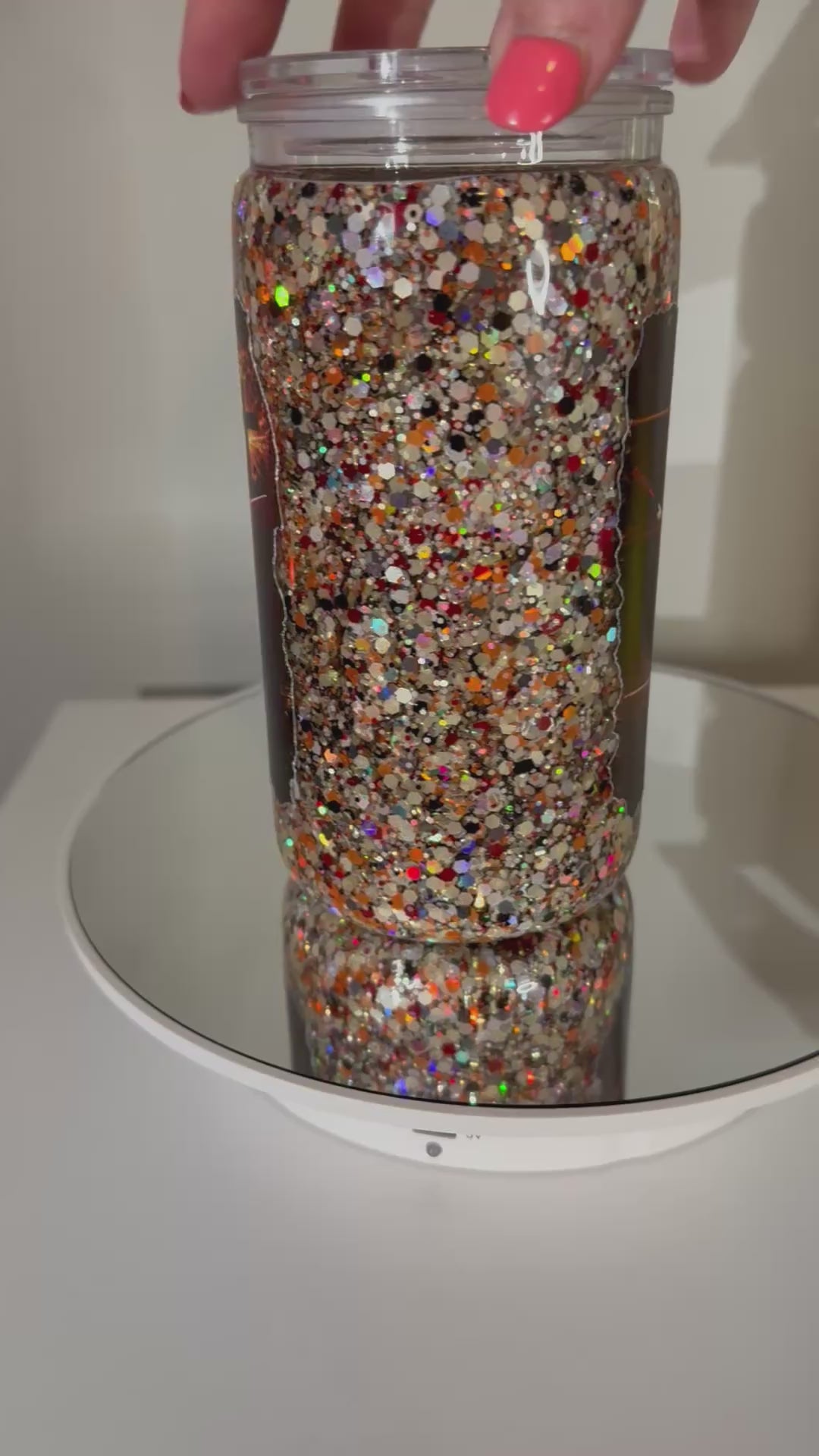 Custom wrap glitter cup not for sale