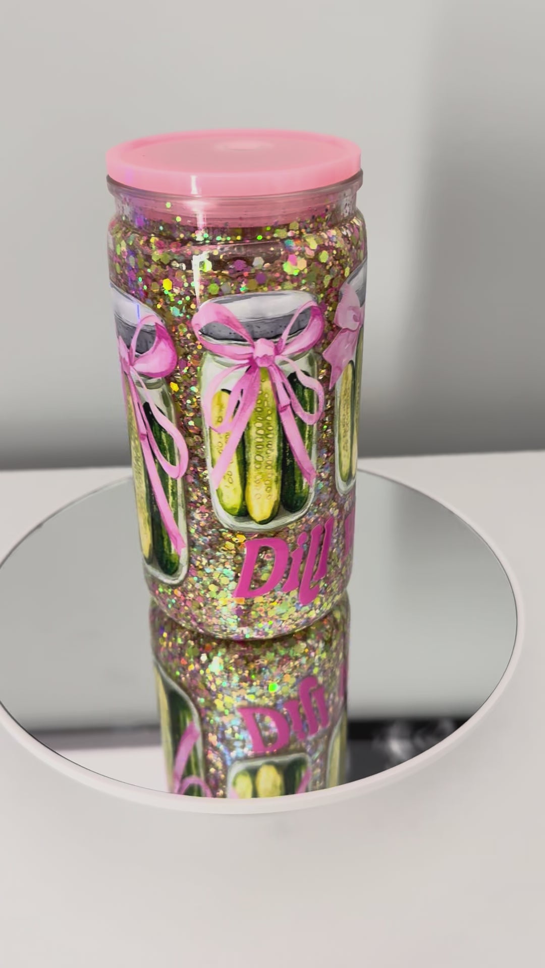 Glitter Snow globe sample only not for sale