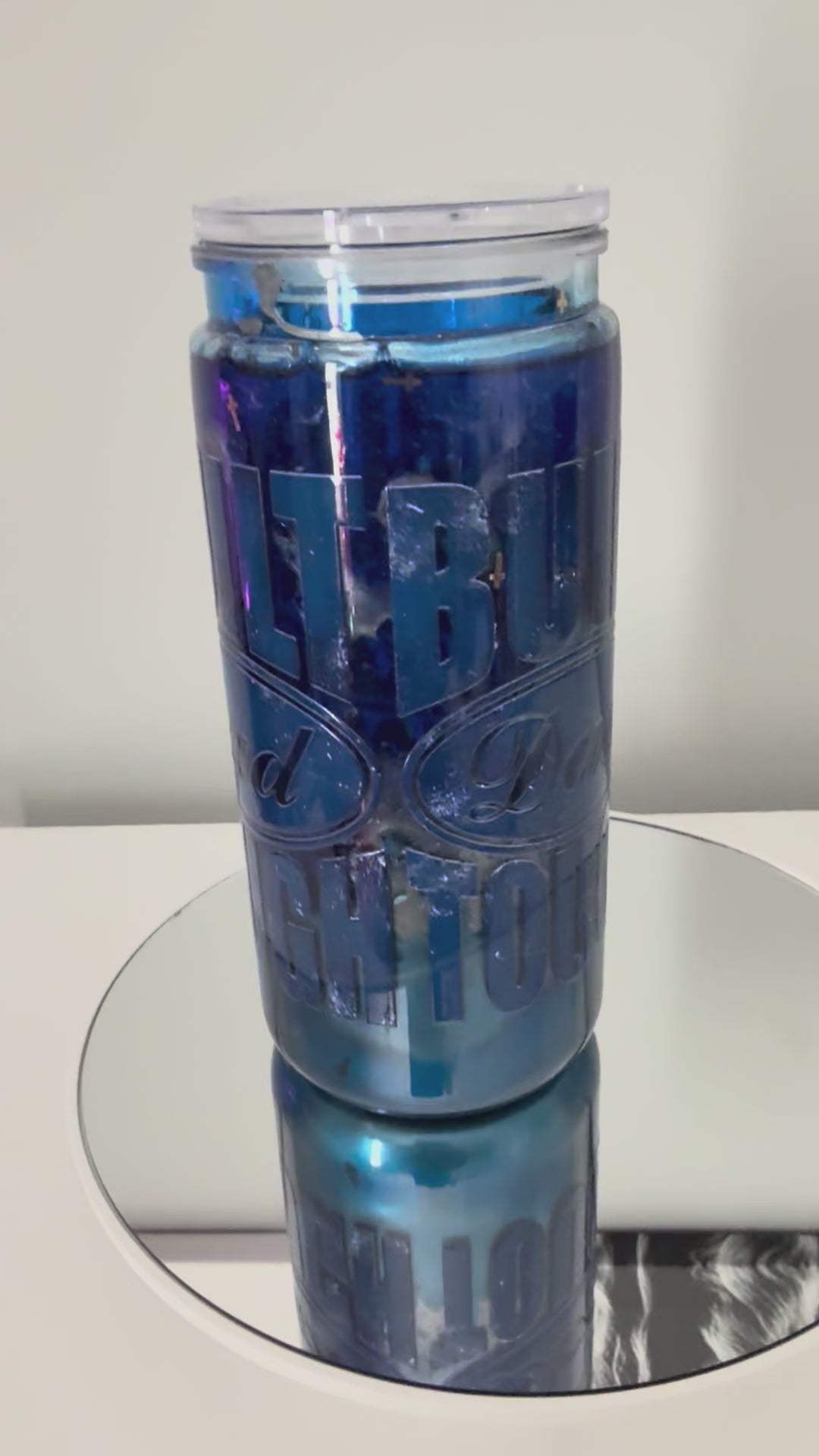 Dual lava snow globe tumbler sample not for sale